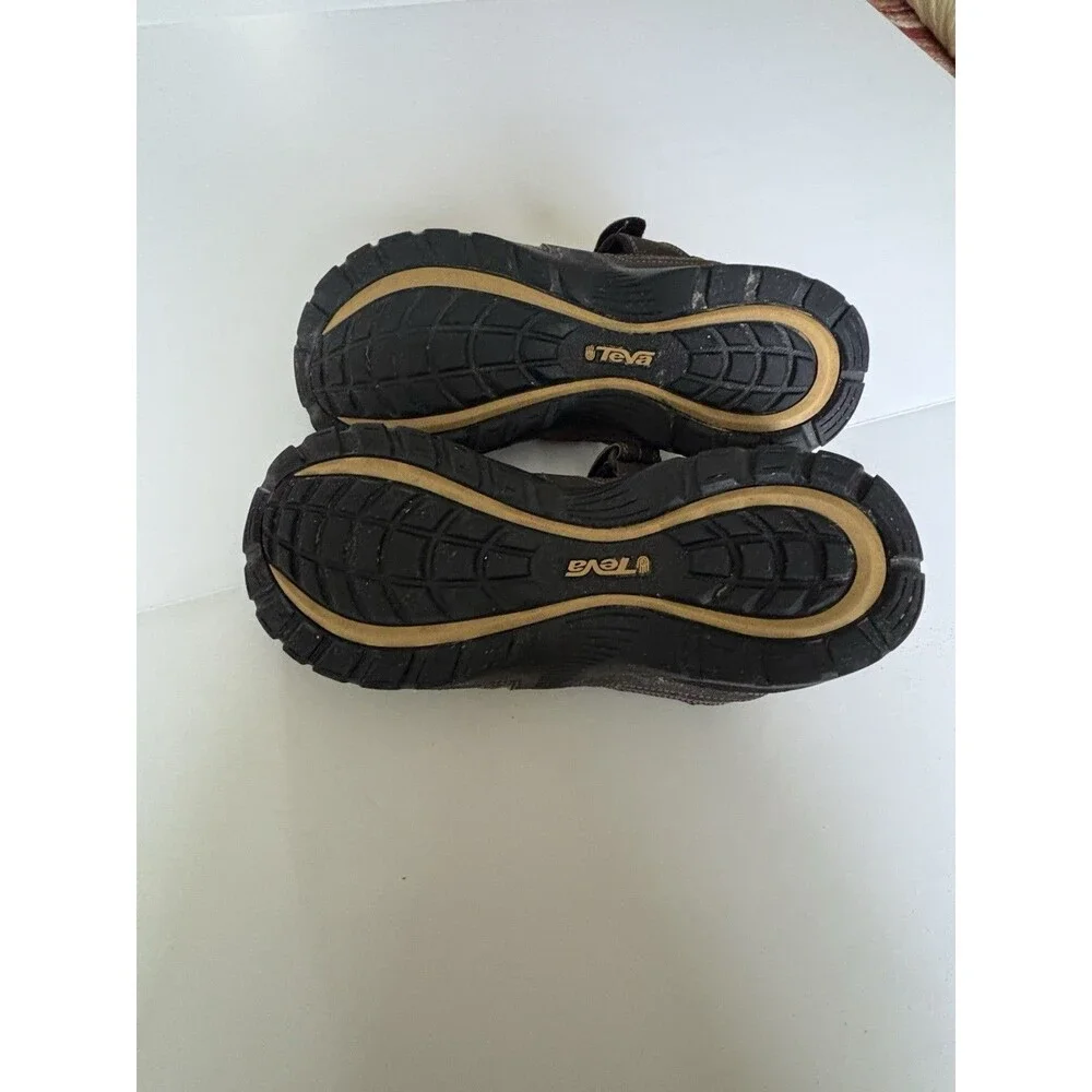 New Teva Men’s Forebay Outdoor Hiking Sandals Closed Toe  Coffee Brown Size 11